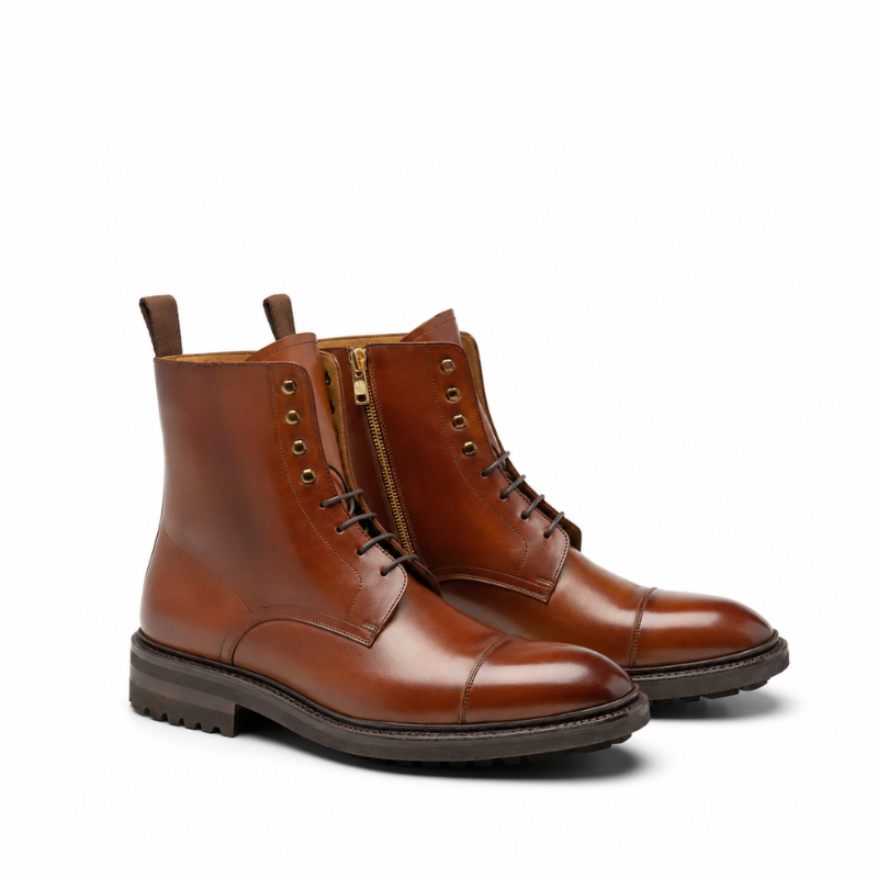 Jamie Cervantes Side Zipper Boots