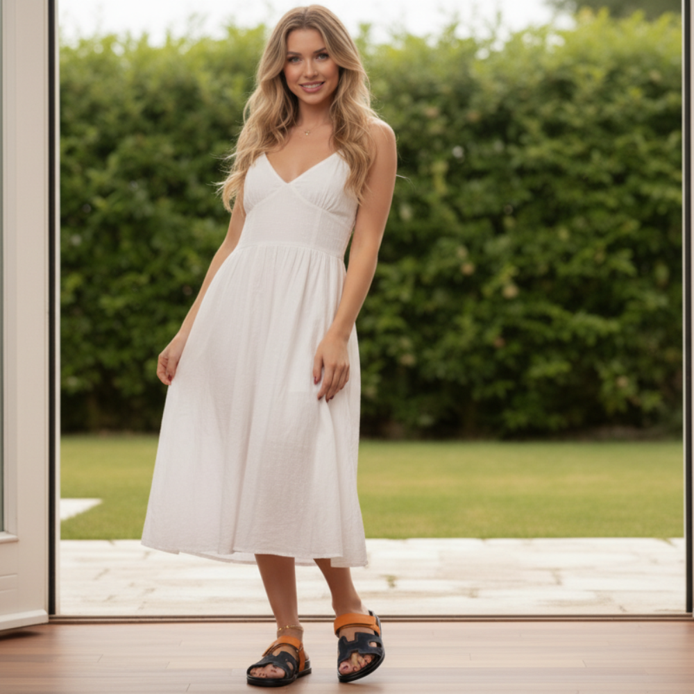 Luxe Canvas Luxury Sandal for Women