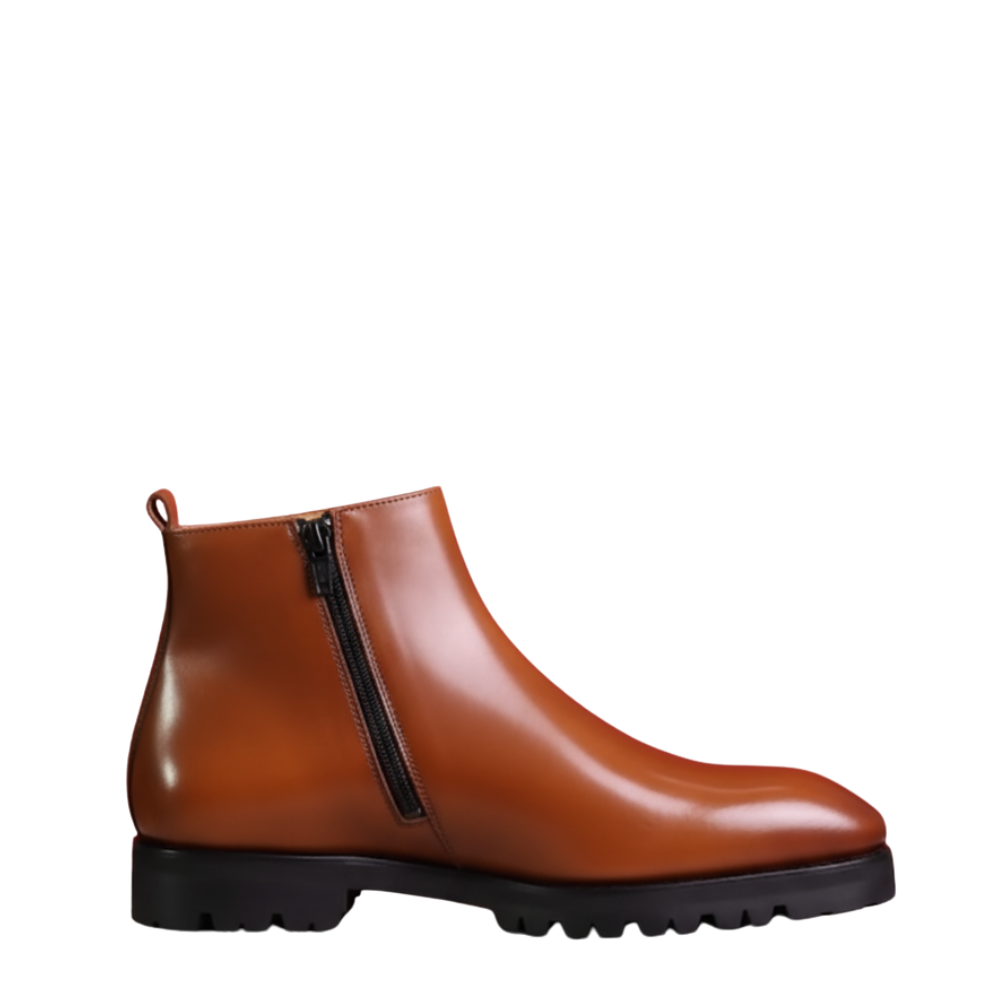Luxurious Noble Ankle Zip Boots
