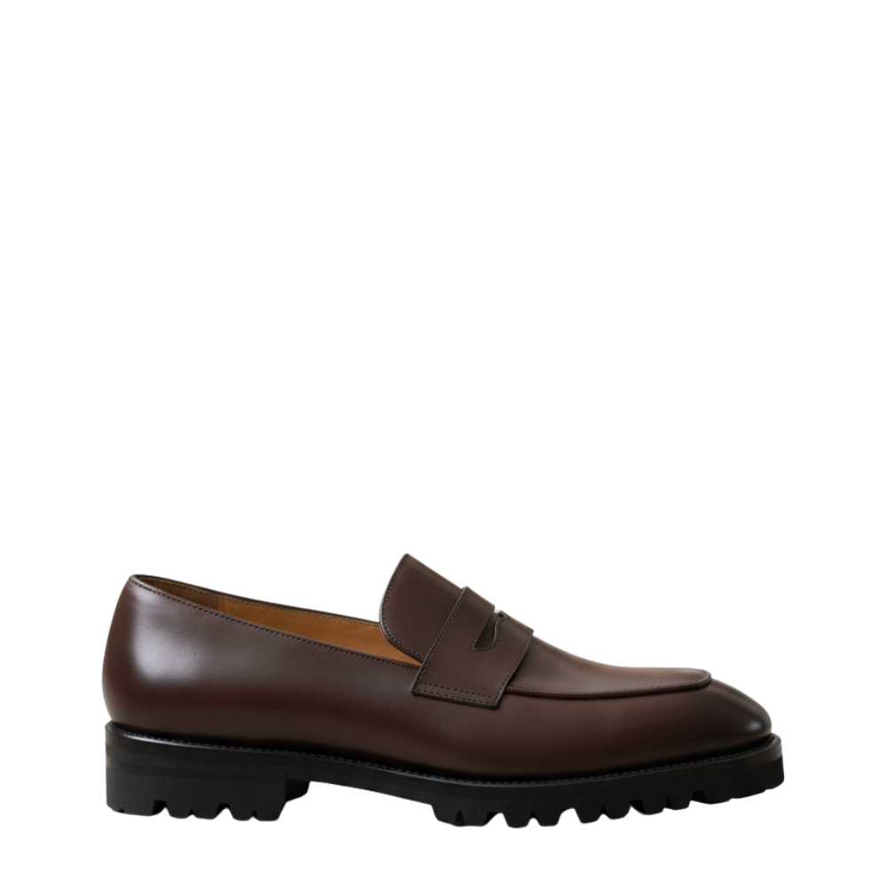 Luxurious Penny Strap Loafers In Elegant Touch