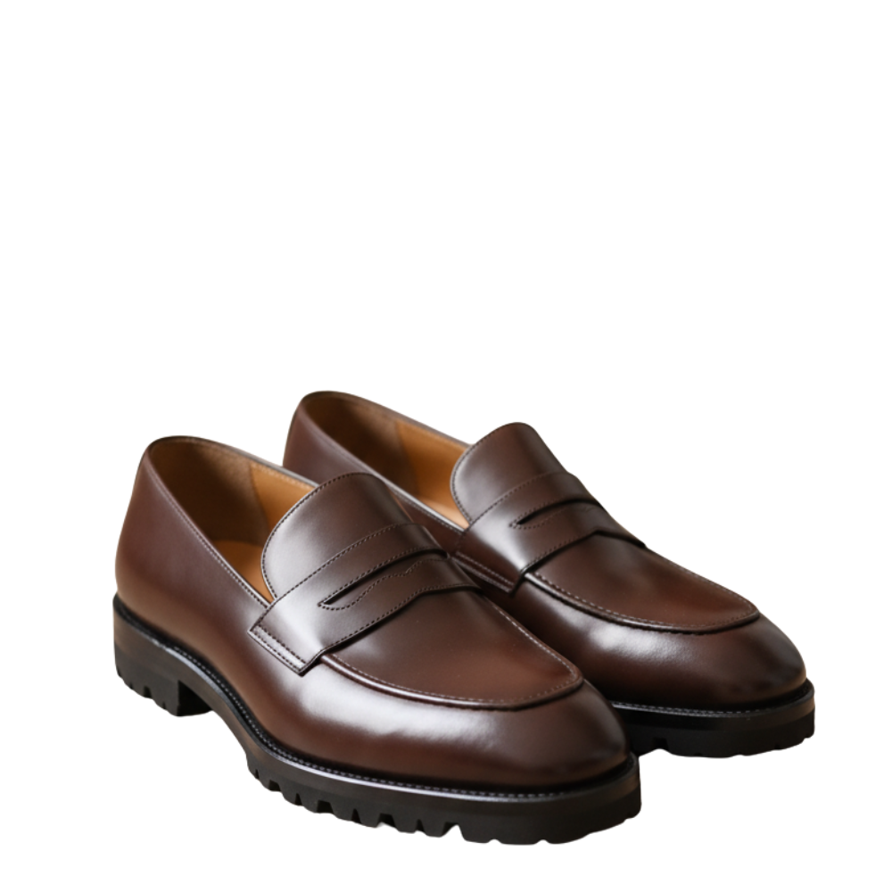 Luxurious Penny Strap Loafers In Elegant Touch