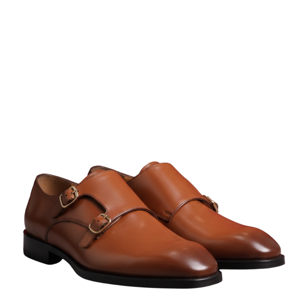Luxury-style Double Monk Strap Shoes