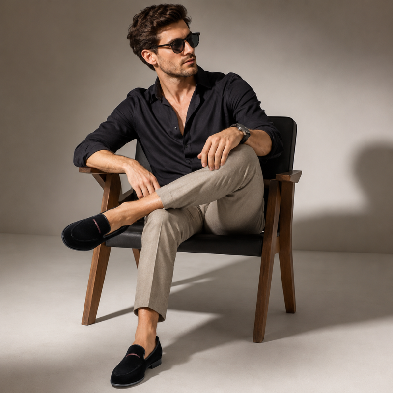 Luxury Crafted Arthur Suede Slip-On Loafer