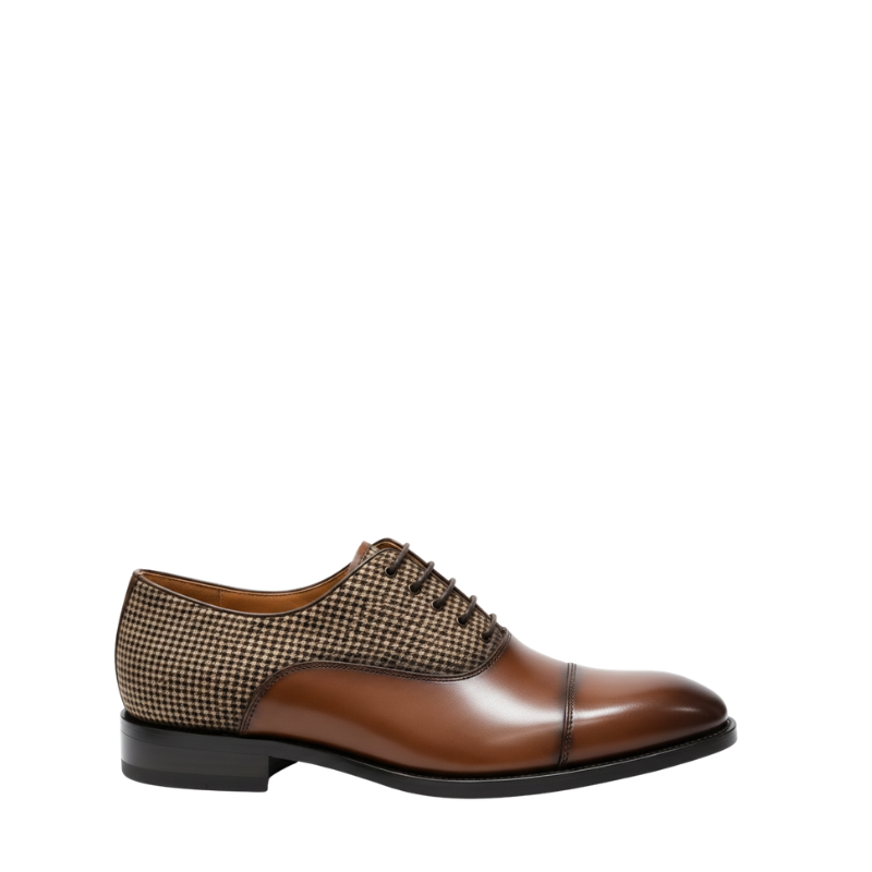 Luxury Elegance Two Tone Formal Oxford Shoes