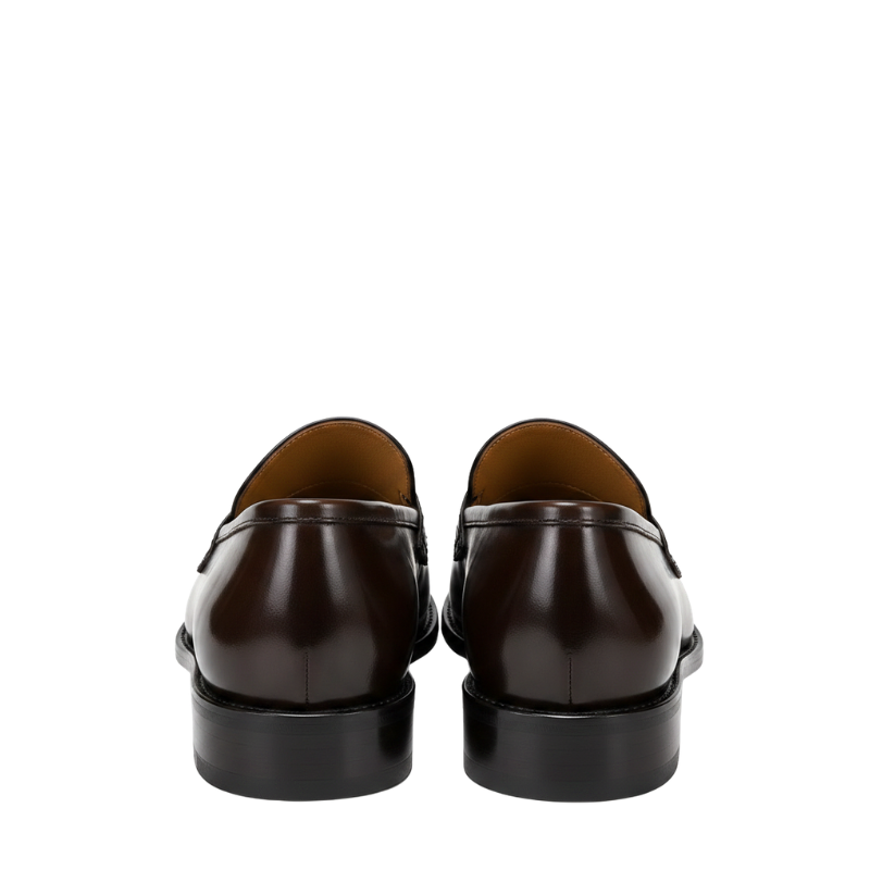 Luxury Elegant Croc Strap Leather Loafers