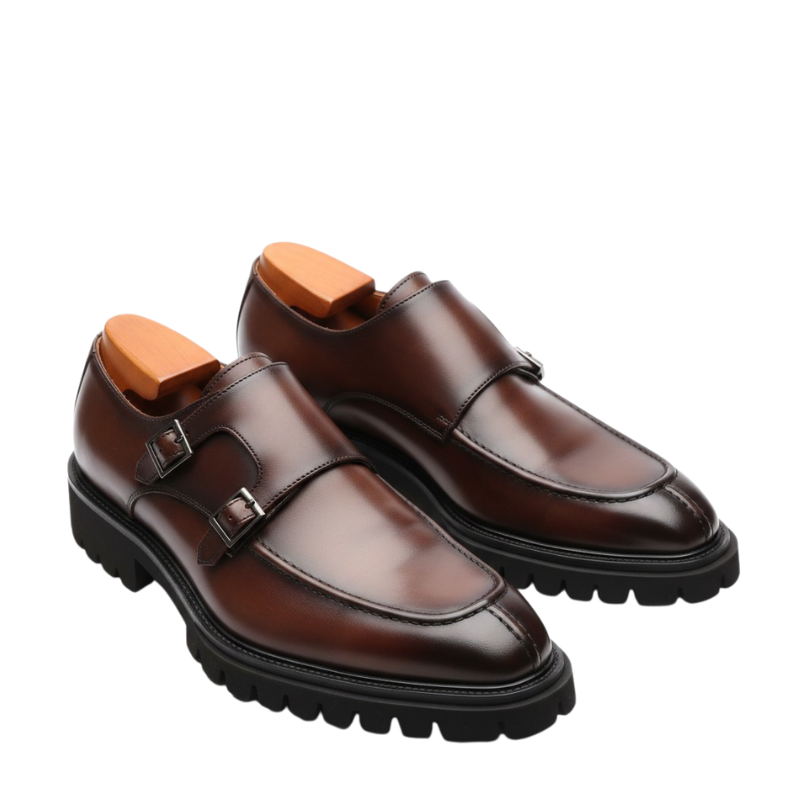 Luxury Kensington Double Monk Strap Shoes
