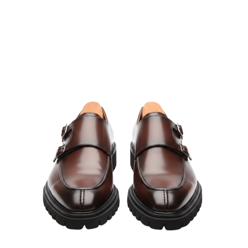 Luxury Kensington Double Monk Strap Shoes