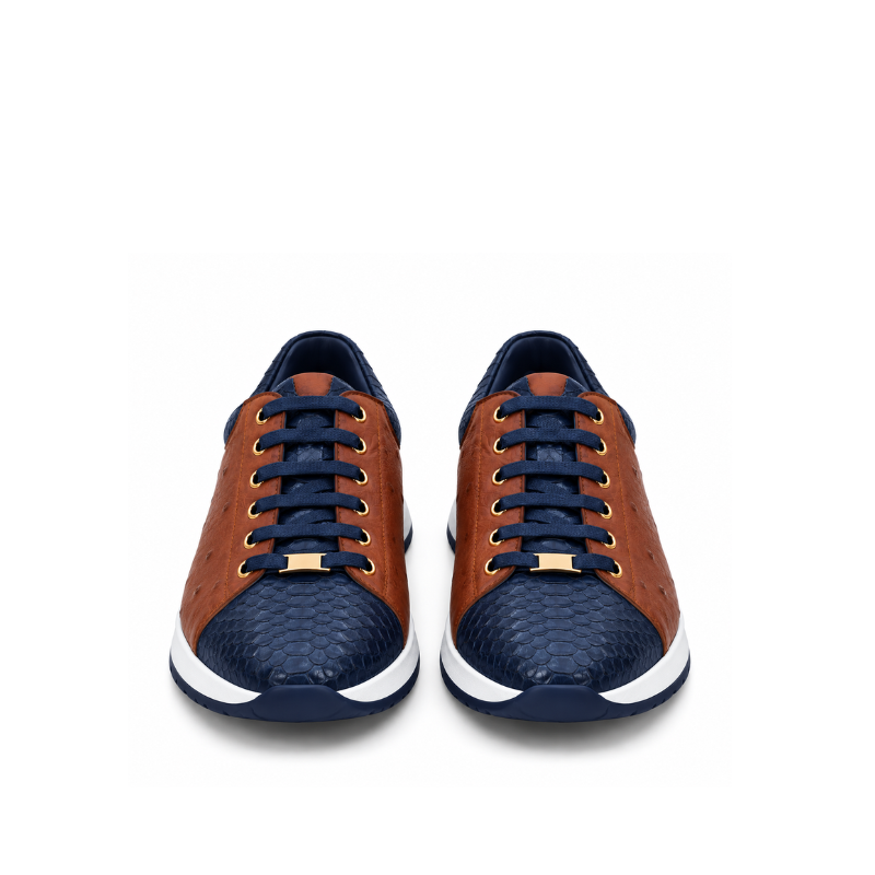 Maddox Exotic Leather Sneakers