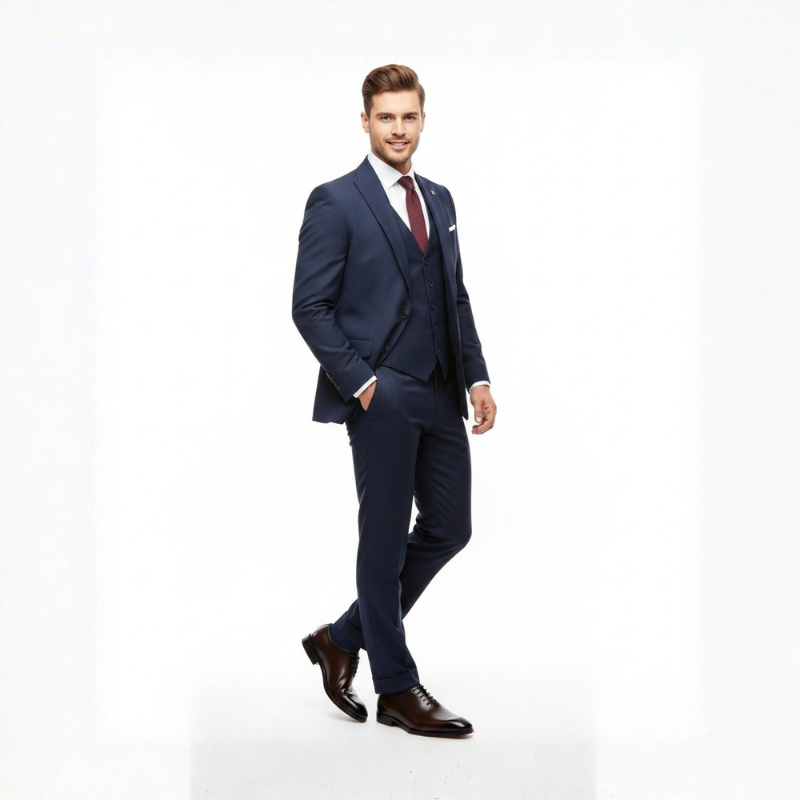 Majestic Horizon Artisan Gradient Oxford Shoes