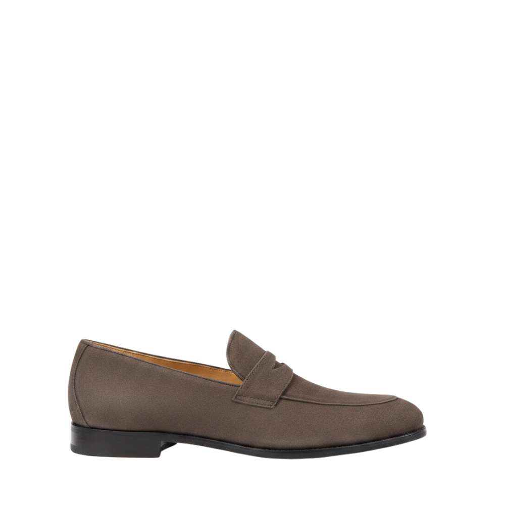 Maple Suede Luxe Tradition Penny Loafers