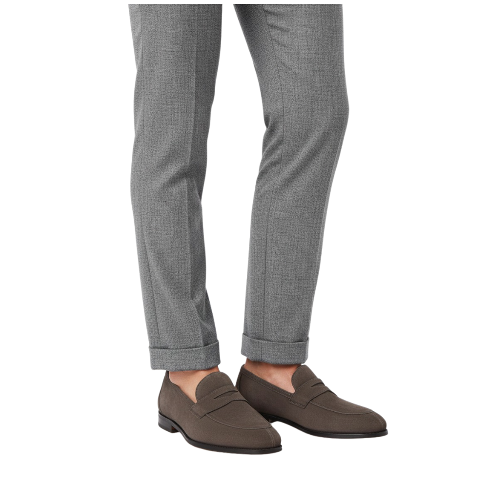 Maple Suede Luxe Tradition Penny Loafers