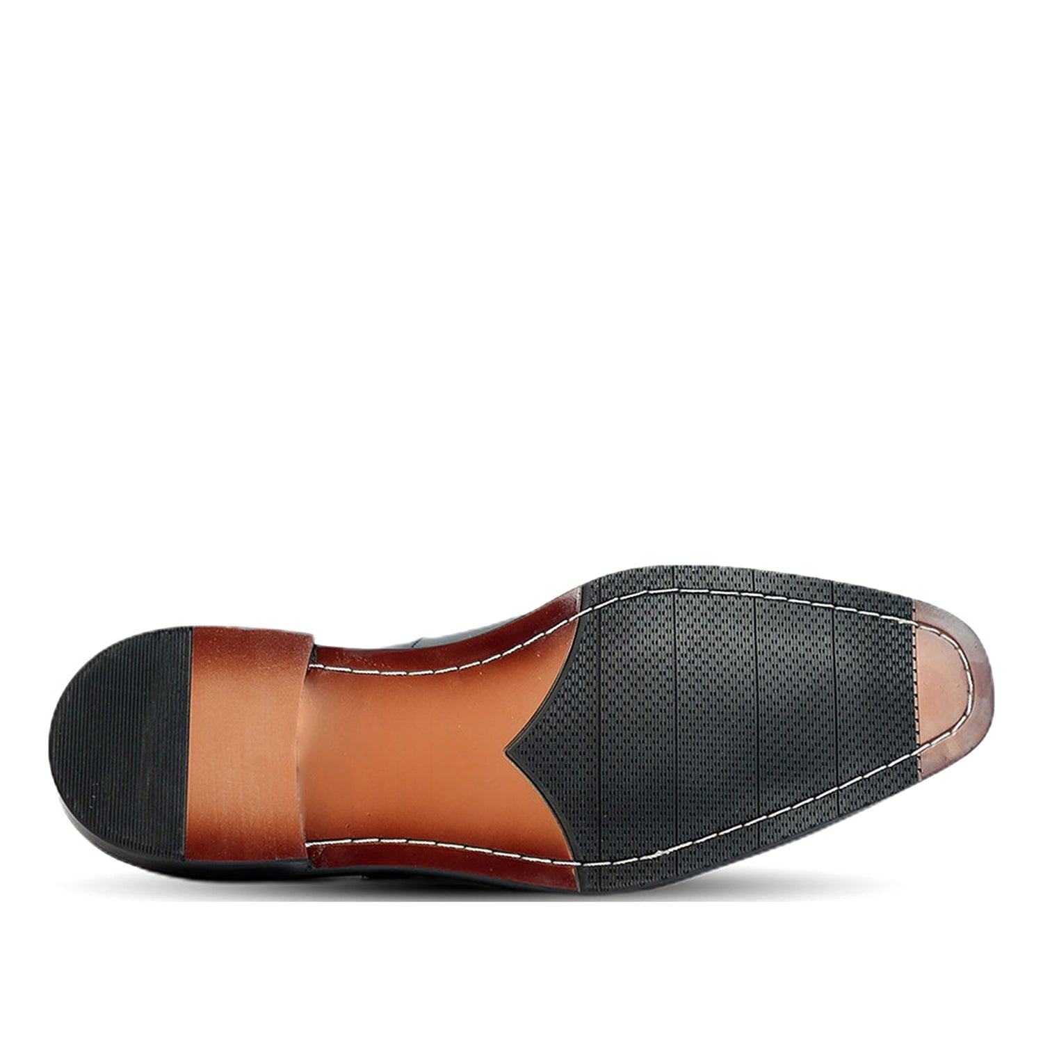 Melvin Plain Leather Single MonkStraps Shoe