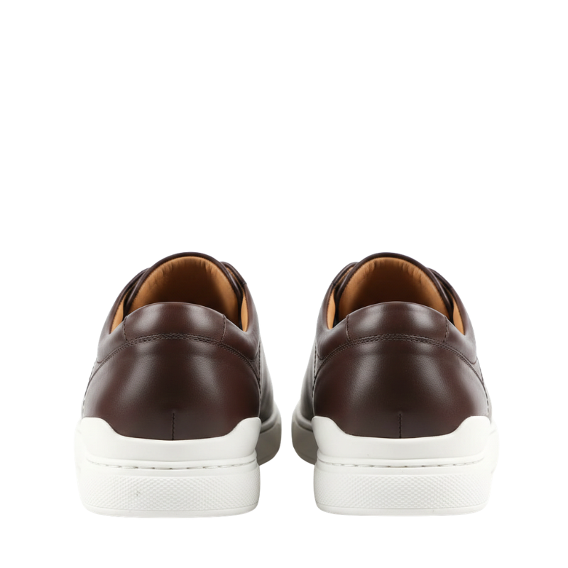 Men Smart Casual Leather Italian Triple Stitch Sneaker