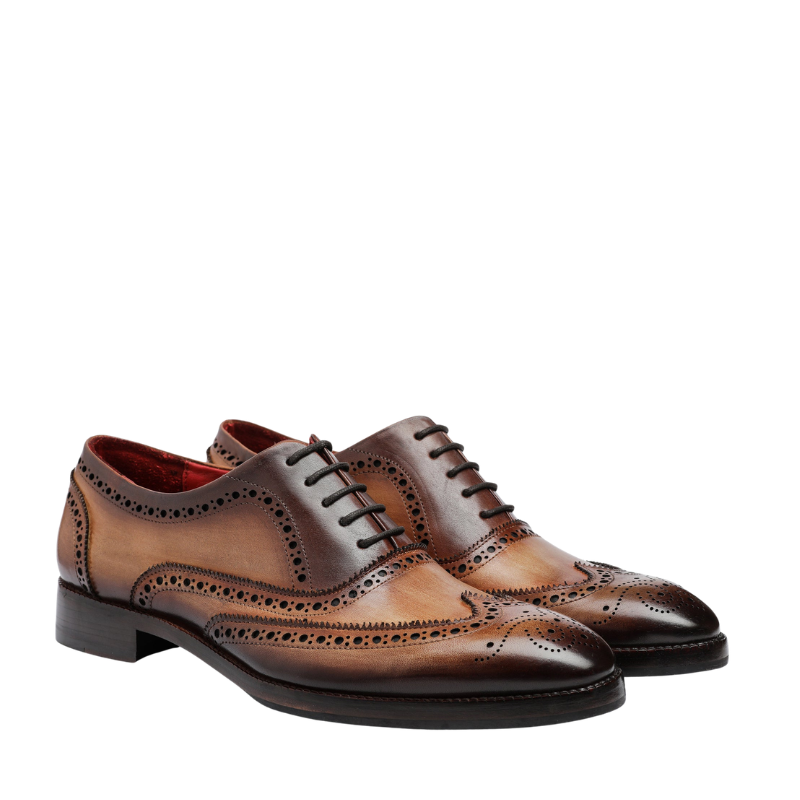 Midnight Legacy Artisan Wingtip Brogue Oxford