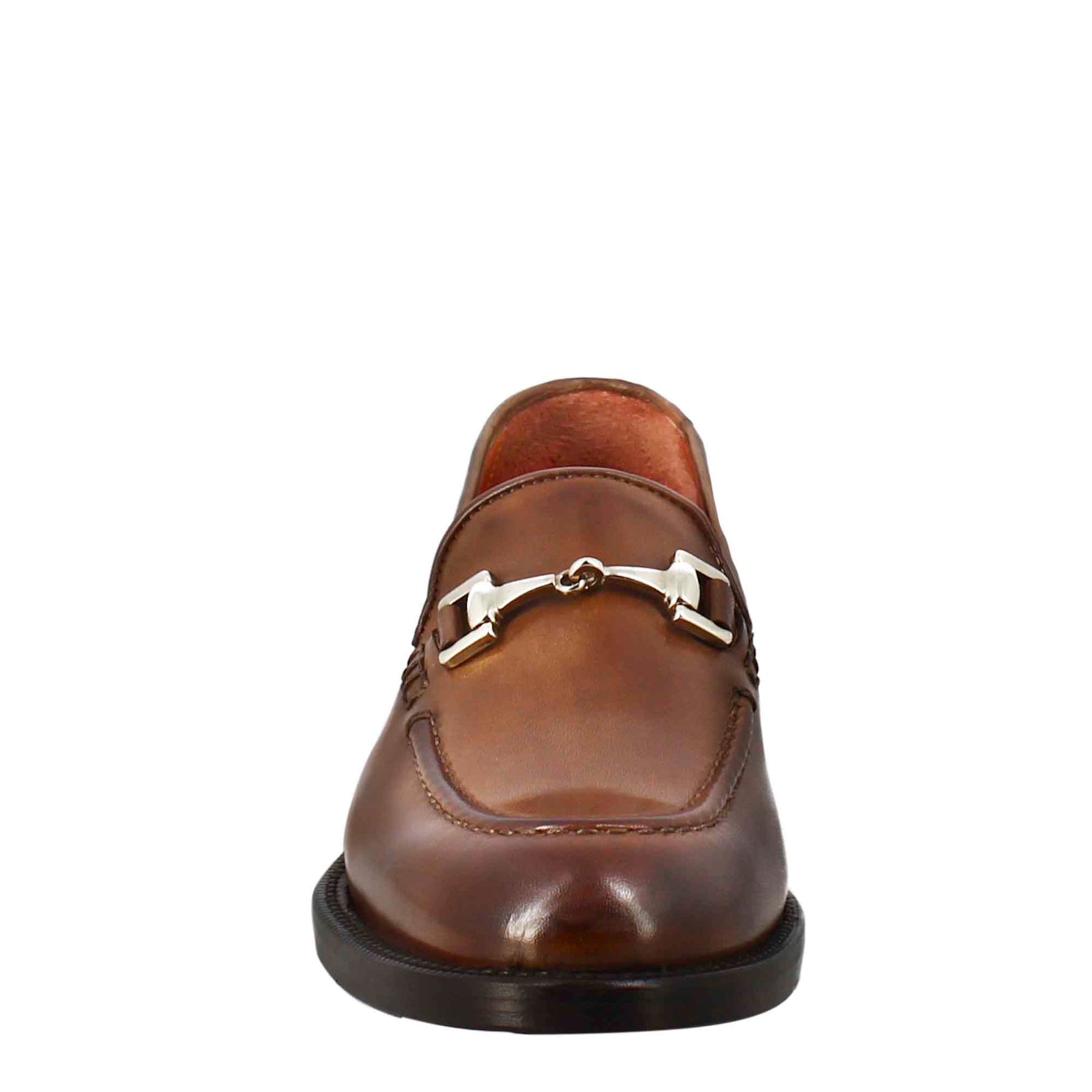 Women's Moccasin in Brown Leather