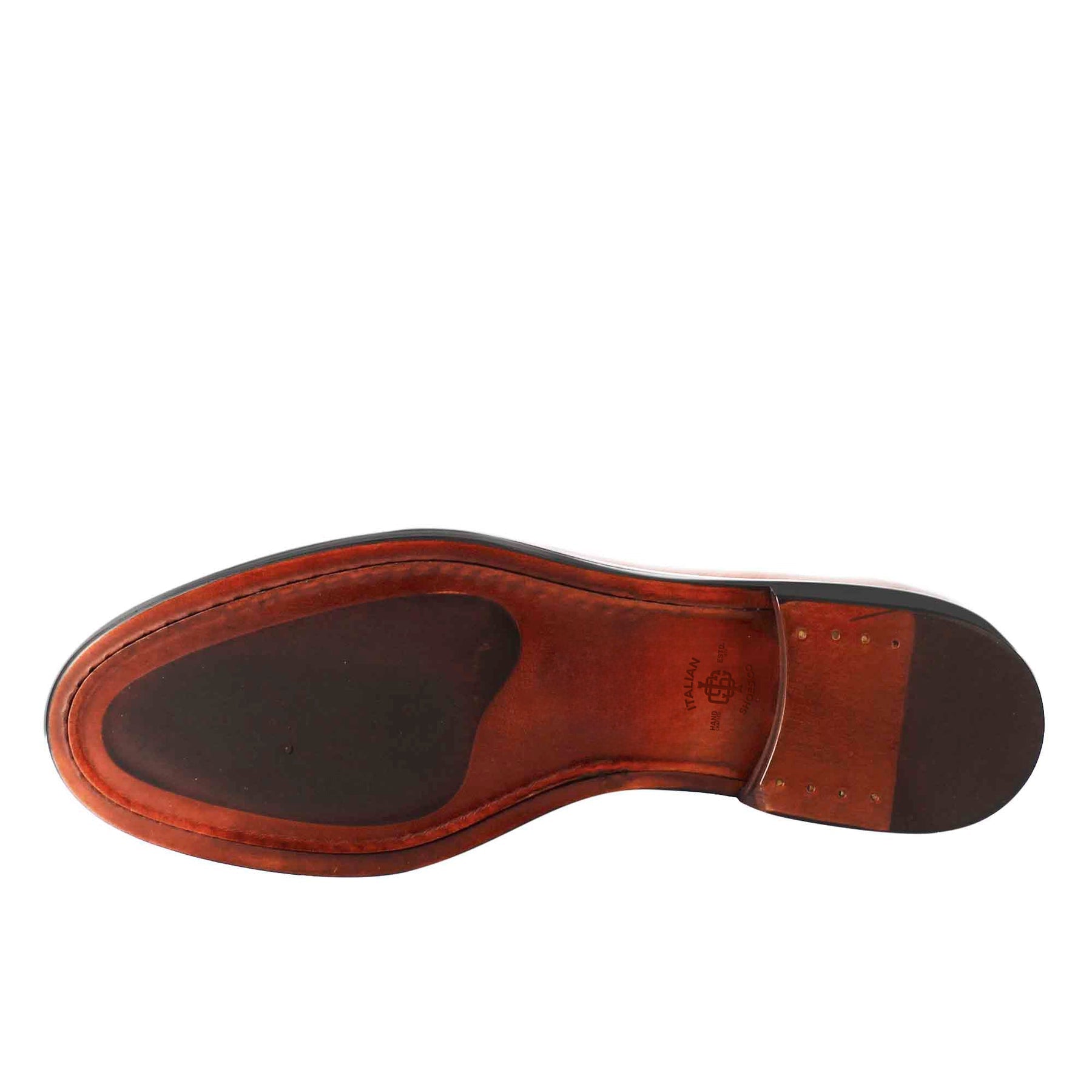 Women's Red Leather Moccasin