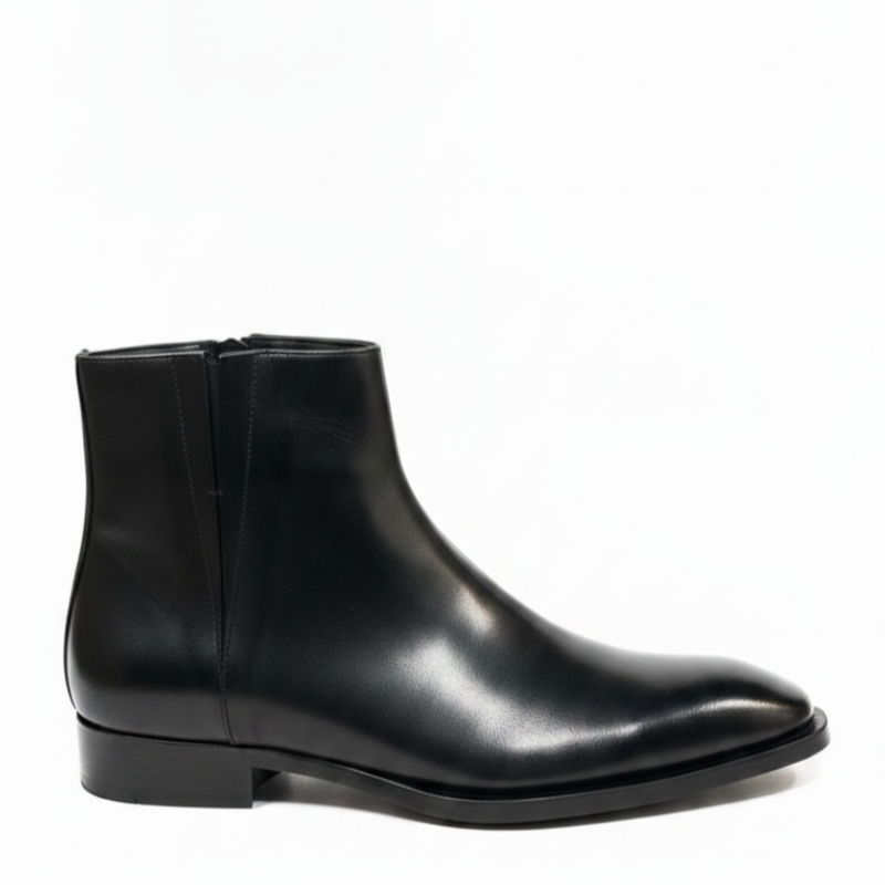 Noble Heritage Minimalist Side Zipper Boots