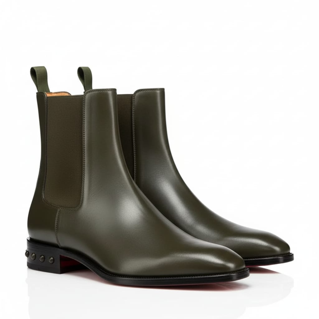 Coal Leather Black Chelsea Boots