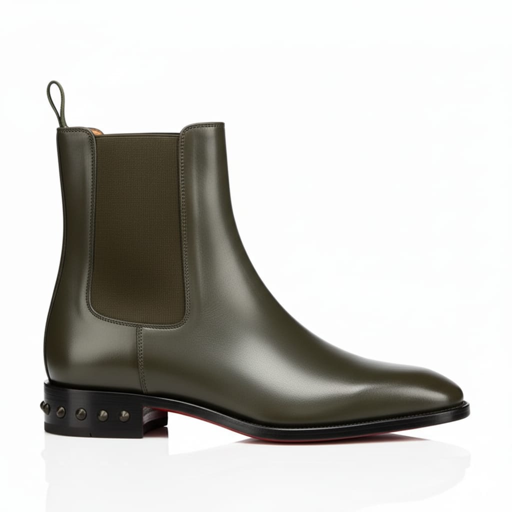 Coal Leather Black Chelsea Boots