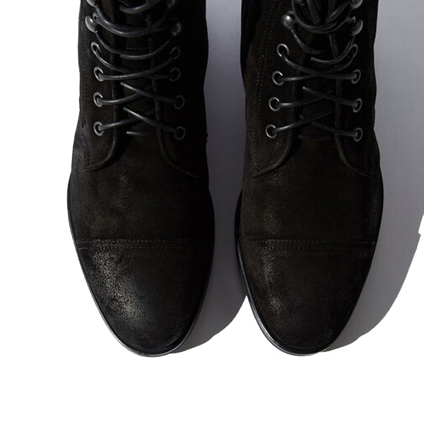 Derby High Ankle Suede Leather Boots