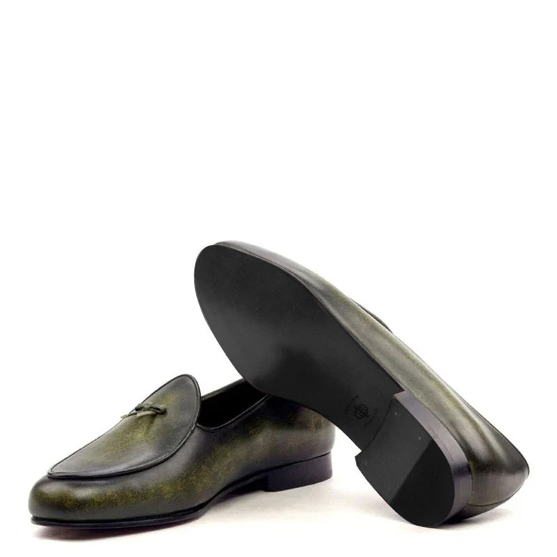 Patina Slip On Leather Loafer For Men