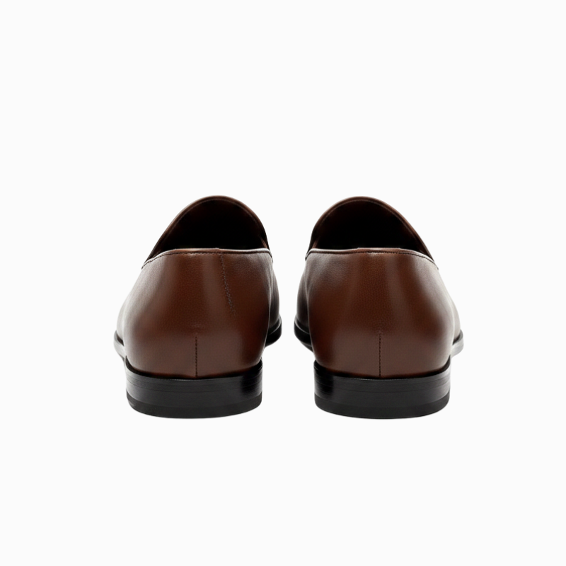 Polished Leather Italian Loafers For Daily Comfort