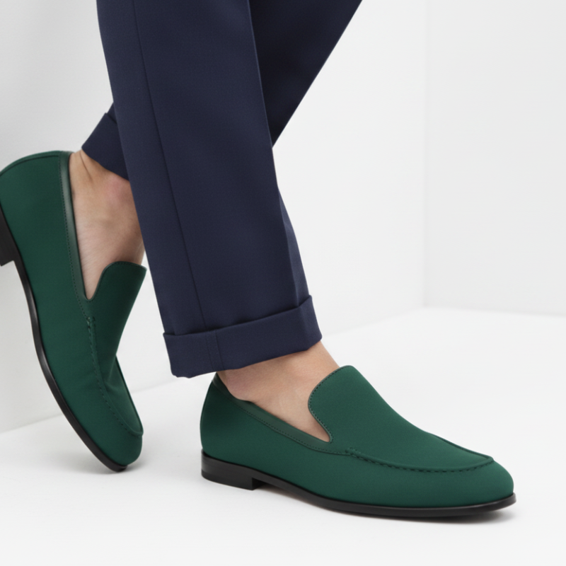 Men's Suede Italian Loafers For Daily Comfort
