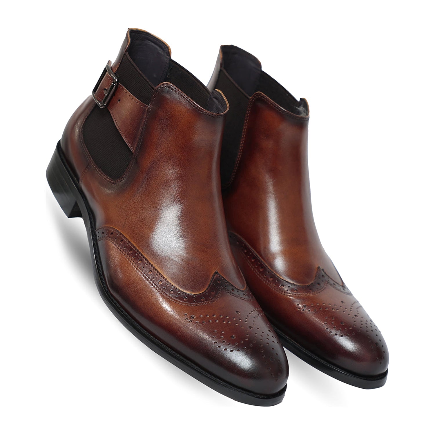 Porto Rice Chelsea Brown Chukka Boots