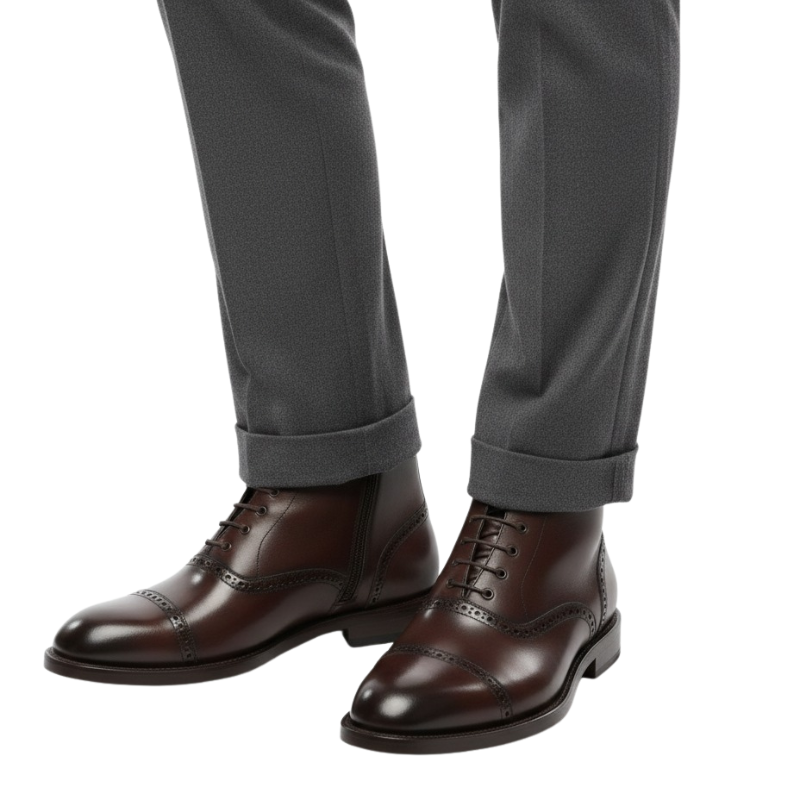 Premium Royal Brogue Combat Boots