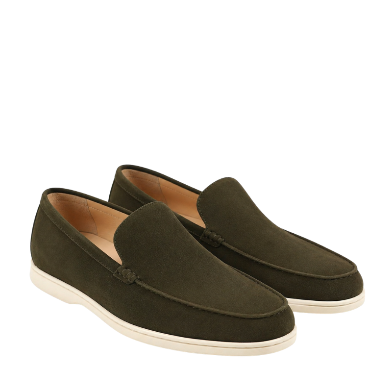 Hybrid Suede Italian Edition Comfort Style Loafers