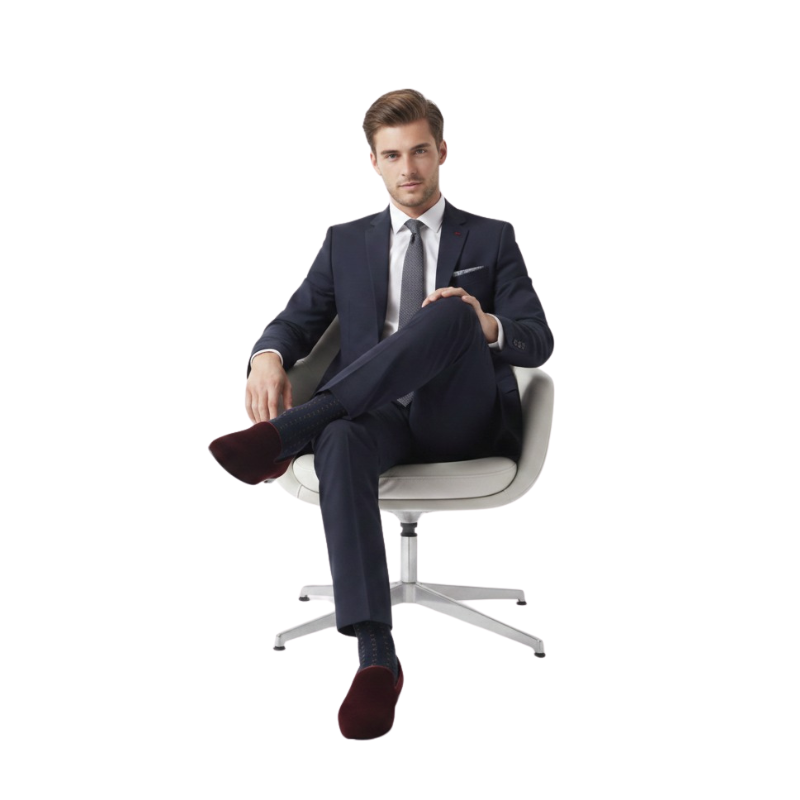 Refined Comfort Velvet Loafers Signature Statement