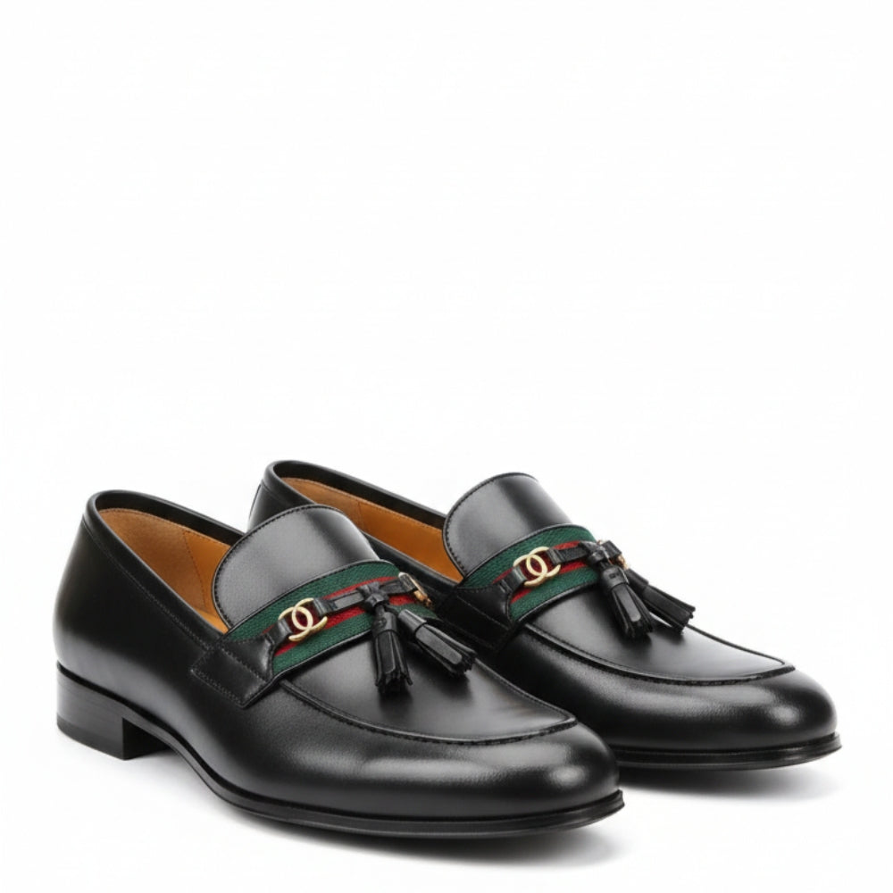 Regal Monaco Web Tassel Leather Loafers