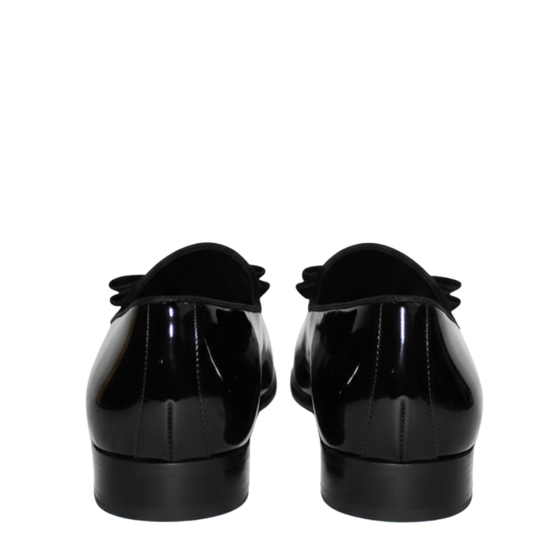 Regal Noir Bow Patent Loafers