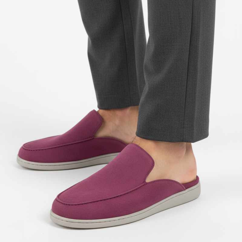 Royal Blush Comfort Slip-On Mule