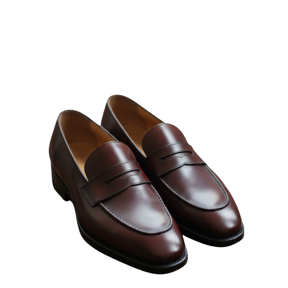 Royal Elegant Classic Penny Strap Loafers
