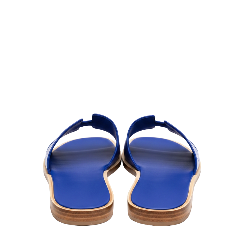 Royal H-Style Crocodile Textured Slippers
