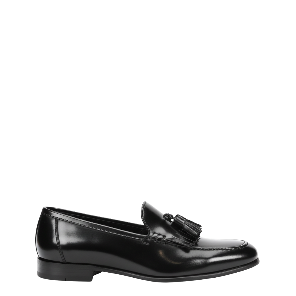 Royal Noir Tassel Signature Loafers