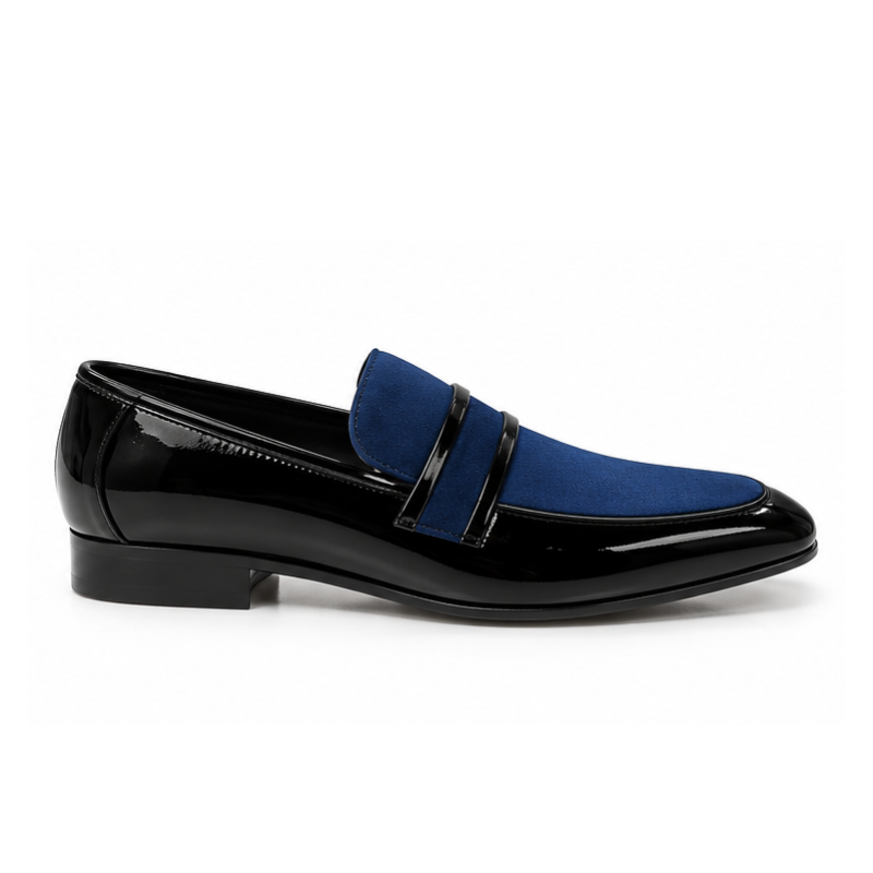 Royale Suede Double Strap Loafers