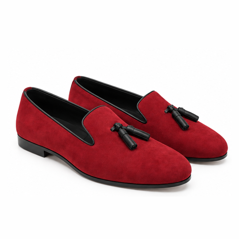 Royale Suede Tassel Loafers