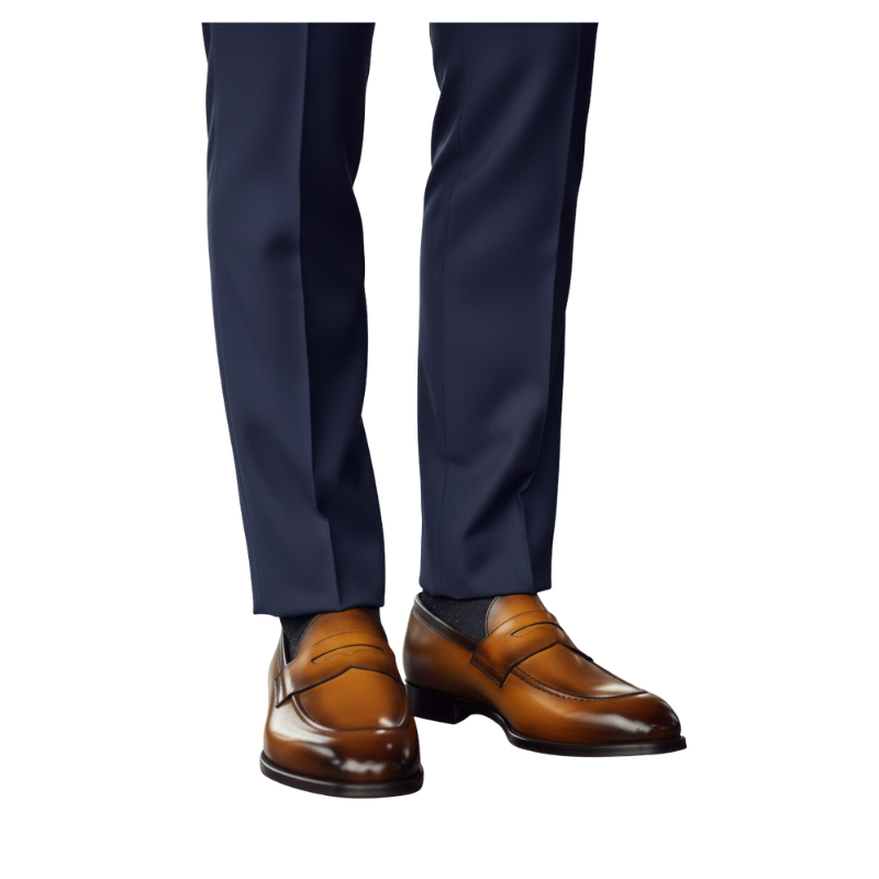 Classic Siena Burnished Penny Loafers