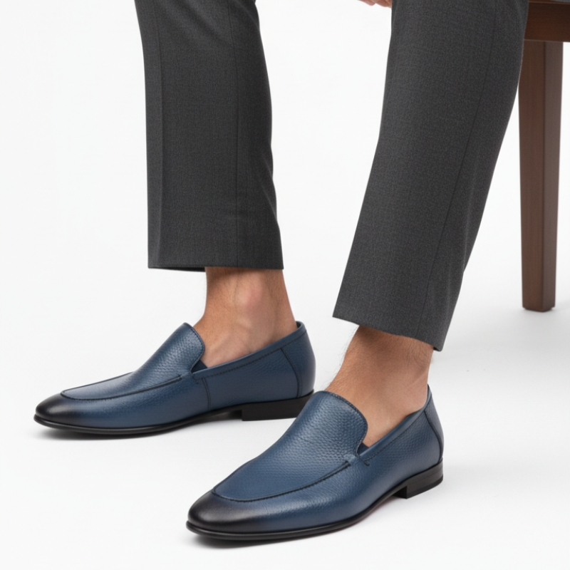 Smooth slip on silhouette Gradient Luxe Loafers