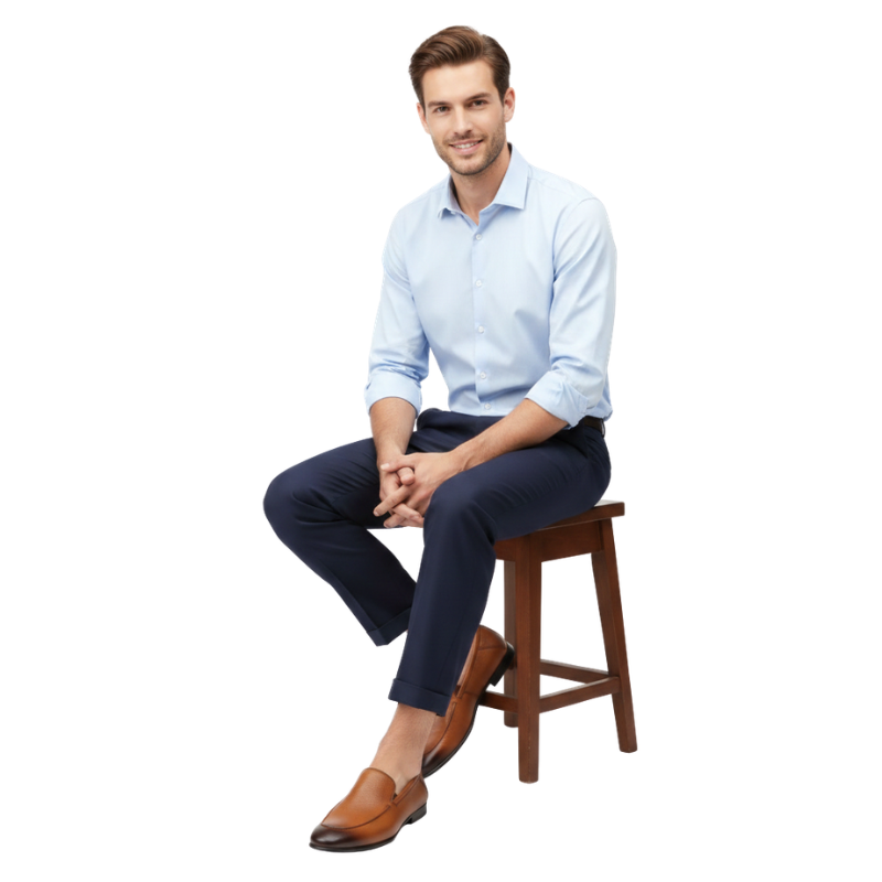 Smooth slip on silhouette Gradient Luxe Loafers