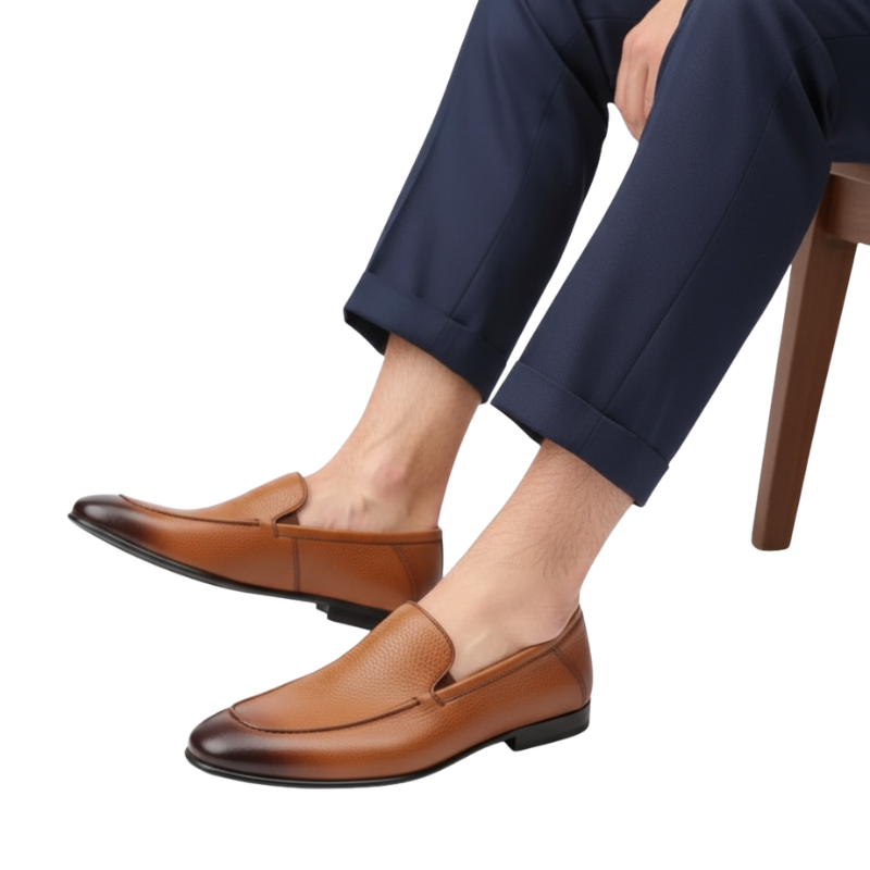 Smooth slip on silhouette Gradient Luxe Loafers