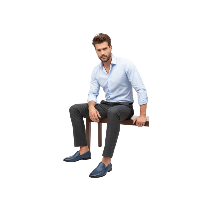 Smooth slip on silhouette Gradient Luxe Loafers