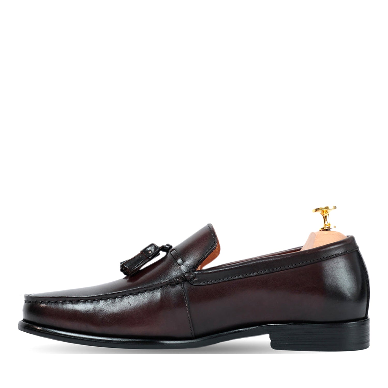 Selton Black Loafer Shoes