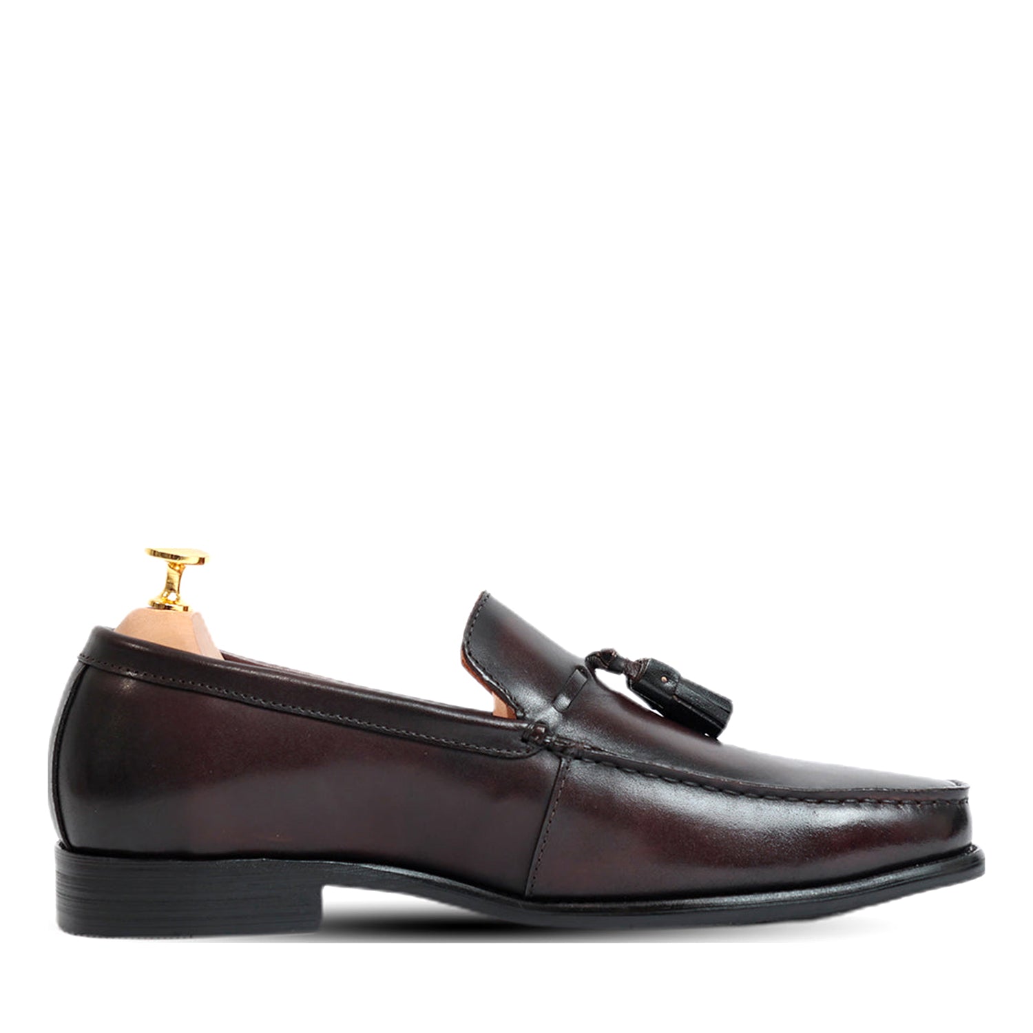 Selton Black Loafer Shoes