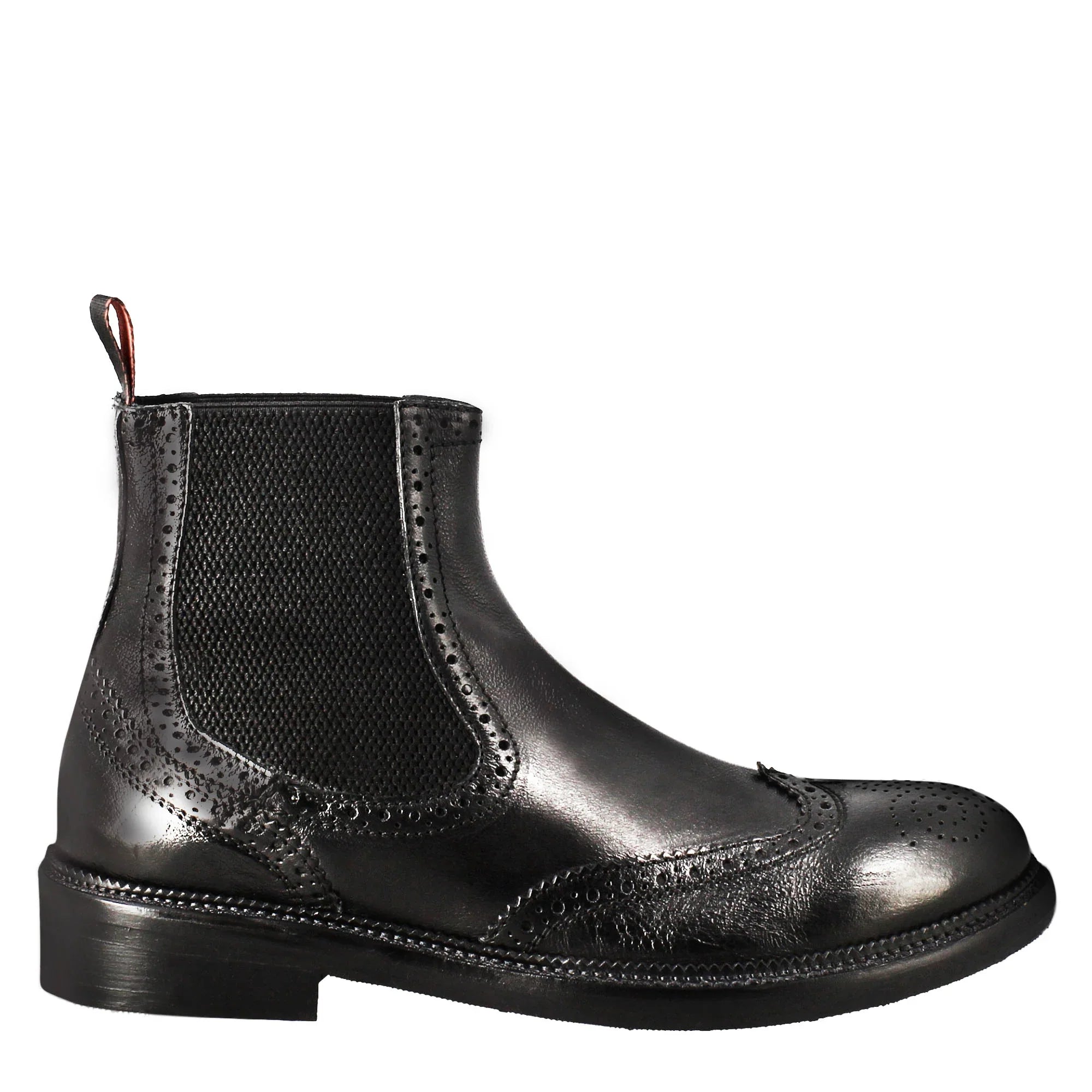 Men's candy chelsea boot in washed leather