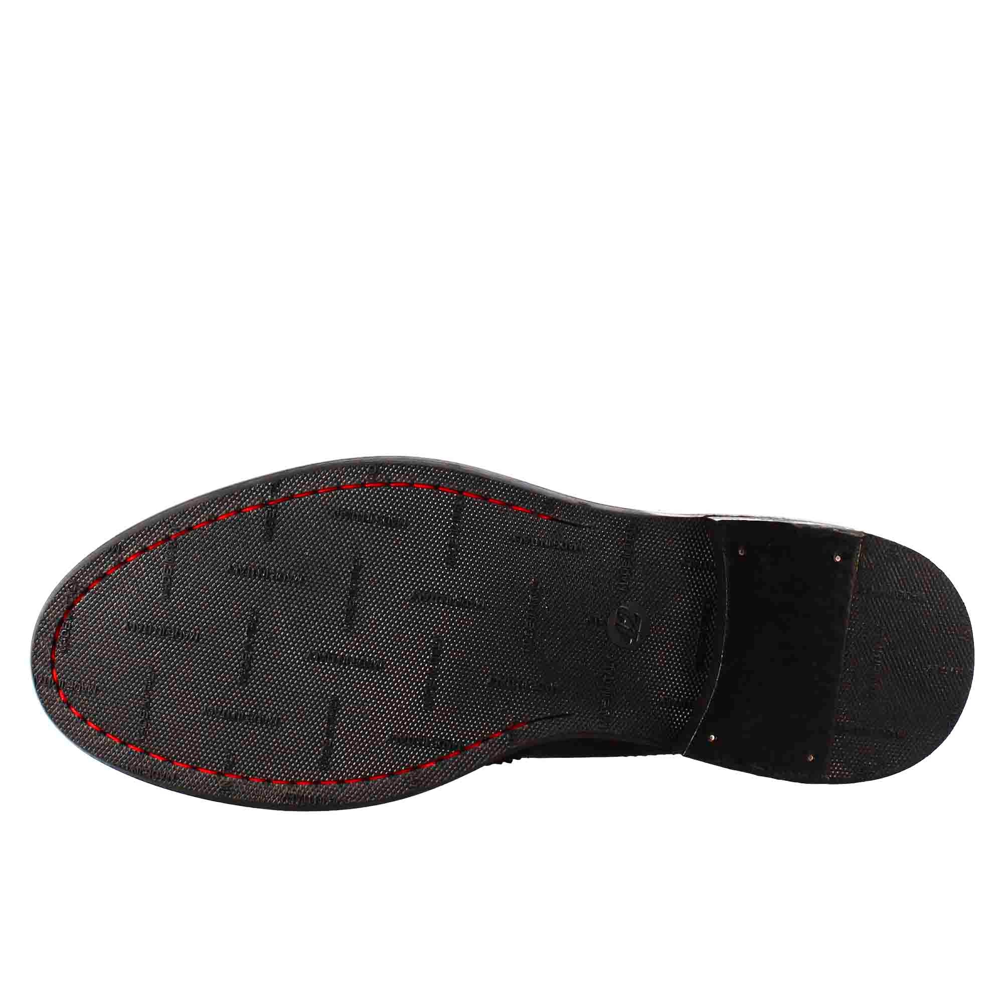 Men's candy chelsea boot in washed leather