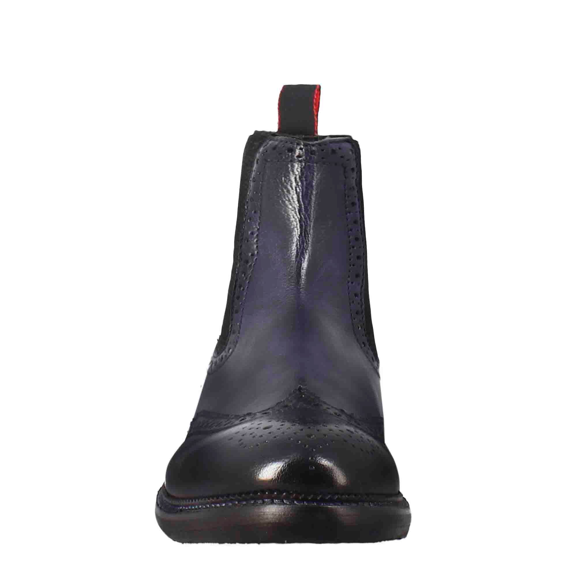 Men's candy chelsea boot in washed leather
