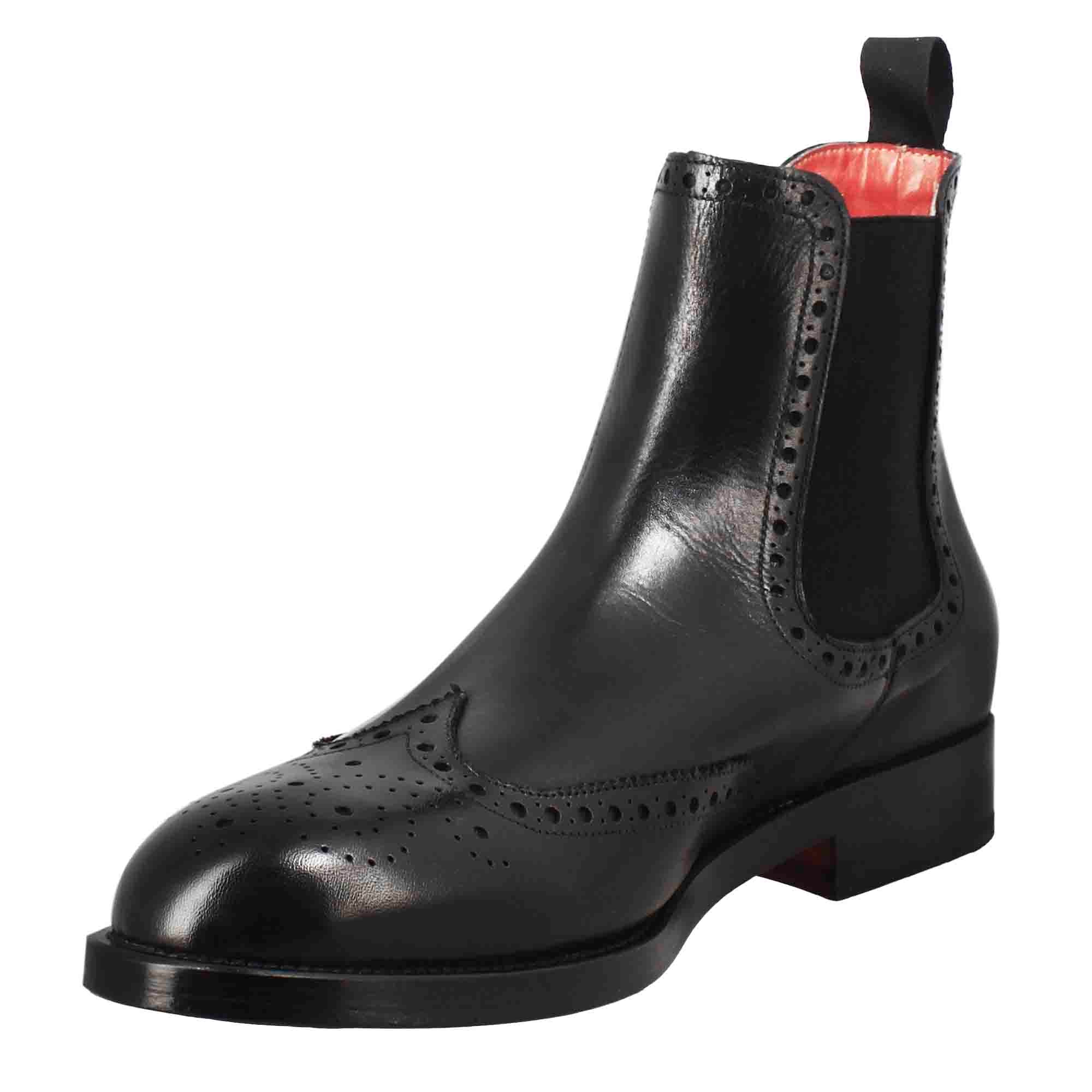 Chelsea Boot with Brogue Details